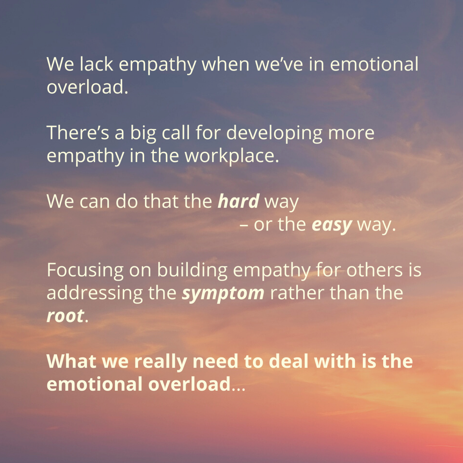 Empathy And Emotional Overload - HigherMindfulness.com