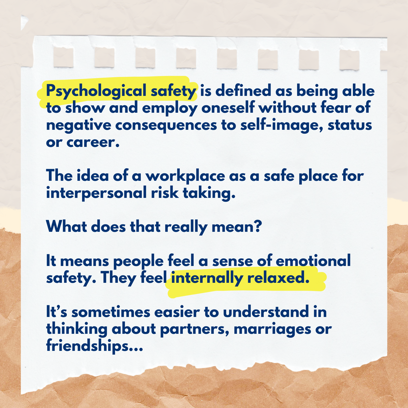 Defining Psychological Safety HigherMindfulness